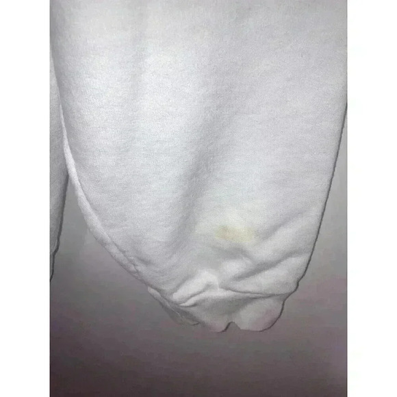 Talentless Less Talent Logo Hoodie White Women’s Size L - Picture 6 of 9